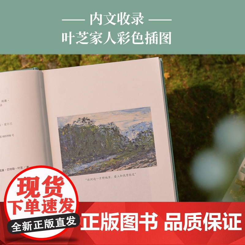 在可爱的永恒之处:叶芝诗选 爱尔兰文艺复兴运动领袖 诺贝尔文学奖得主叶芝代表诗作 翻译家傅浩经典译本 收录内文插图和生平高清大图