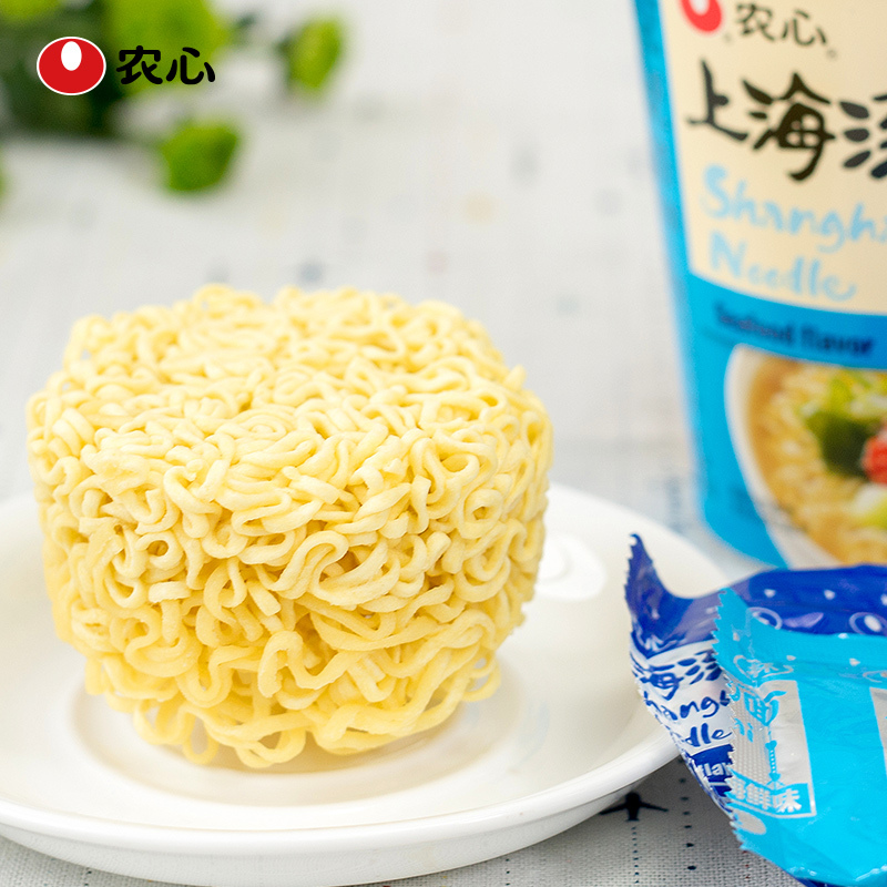 农心上海汤面海鲜风味70gX12杯整箱汤面海鲜面泡面杯面方便面