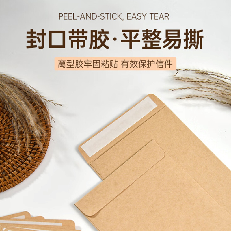 杜克恩DKE-ZFD004 空白牛皮纸自封袋 (计量单位:个) 牛皮黄高清大图