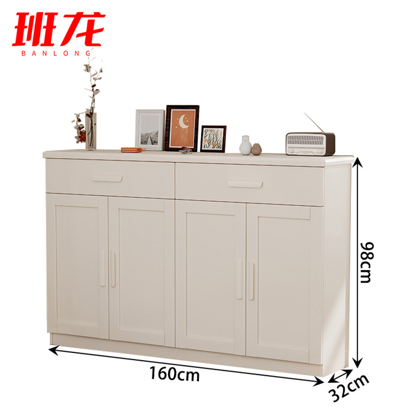 班龙鞋柜四门160*32*98cm台高清大图