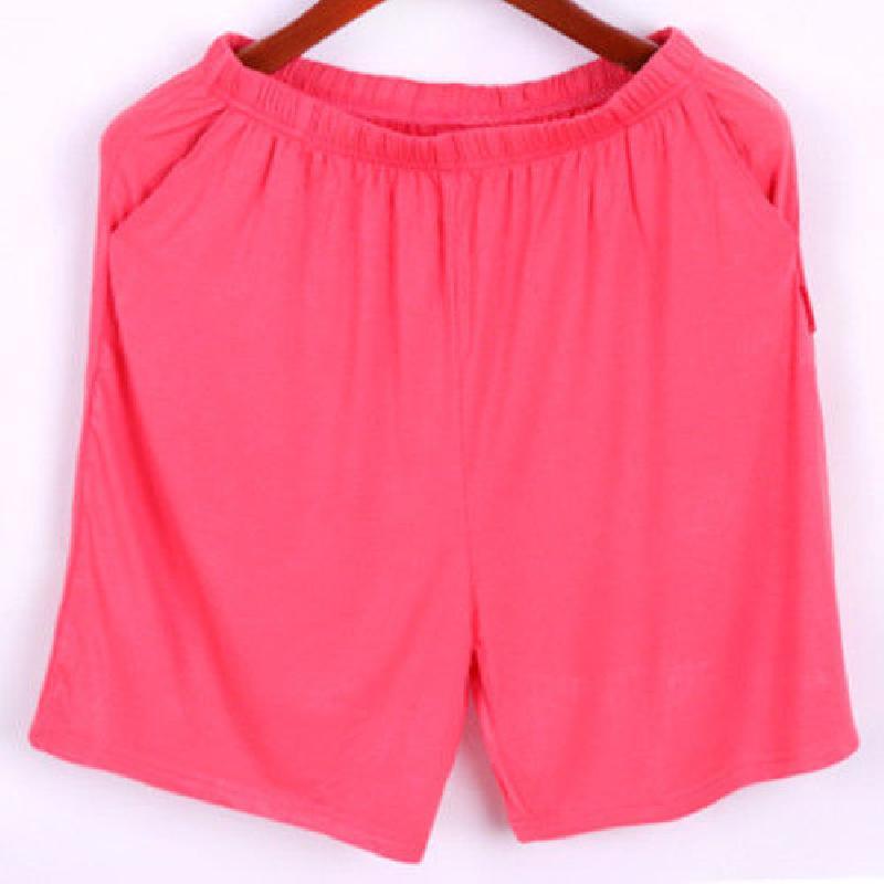 睡裤女夏睡裤女宽松大码休闲运动五分裤家居裤女睡裤臻依缘