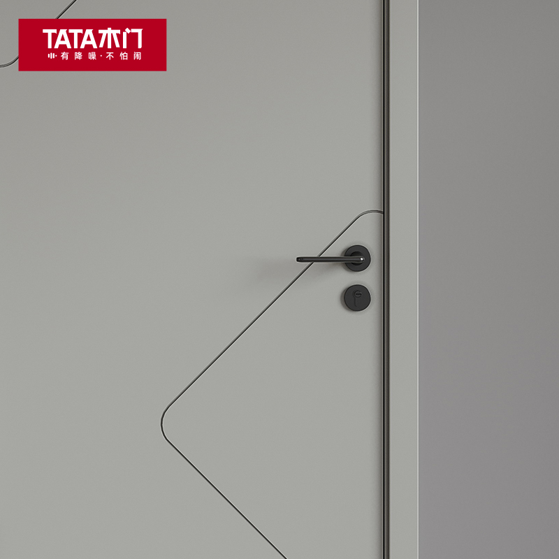 tata木门现代简约卧室门全屋定制室内门免漆门t301