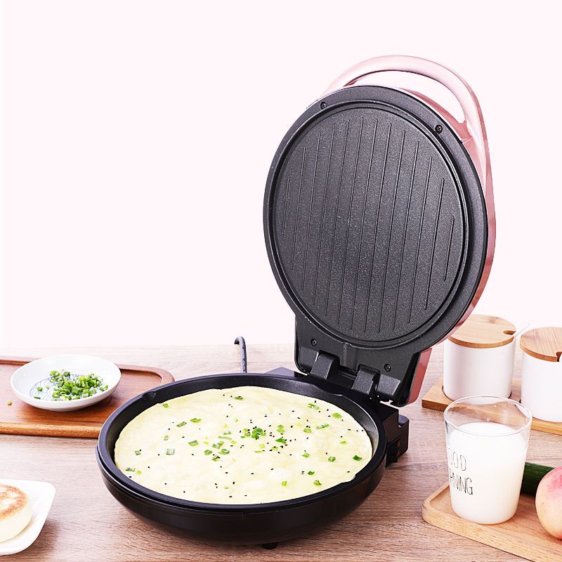 电饼铛家用加深煎烤机加大烙饼机悬浮式双面加热烤饼锅蛋糕黑色加深款