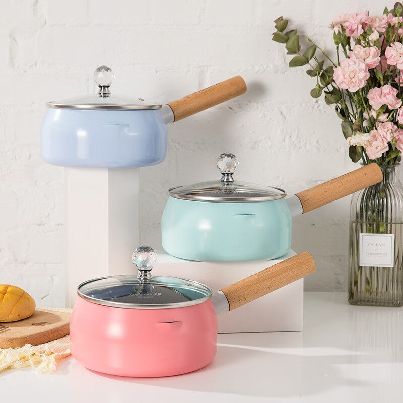 火象 奥罗拉多功能奶锅HXG-NG097清新粉(锅口16cm)高清大图