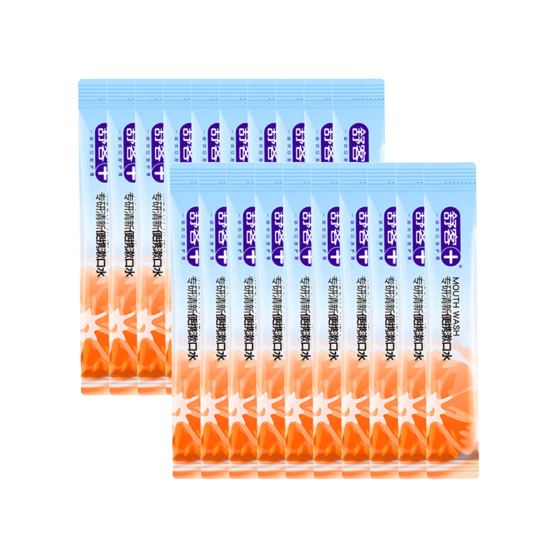 舒客 - 专研清新便携漱口水散装（活力西柚） 12ml*20条
