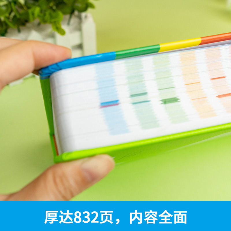 [彩图大字版]大英语词典 [正版]小学生多功能大英语词典小学生 英汉字典双解大词典 儿童英语阅读语法单词词汇图解词典常用高清大图