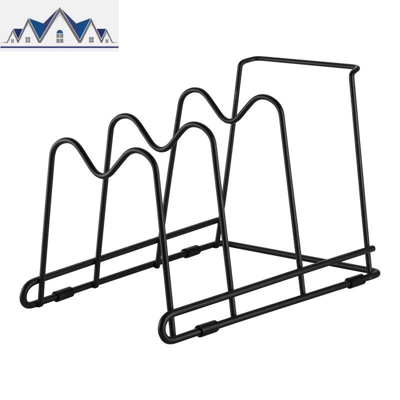 创意厨房用品砧板锅盖架多功能免打孔菜板置物架收纳架沥水架_856_288高清大图
