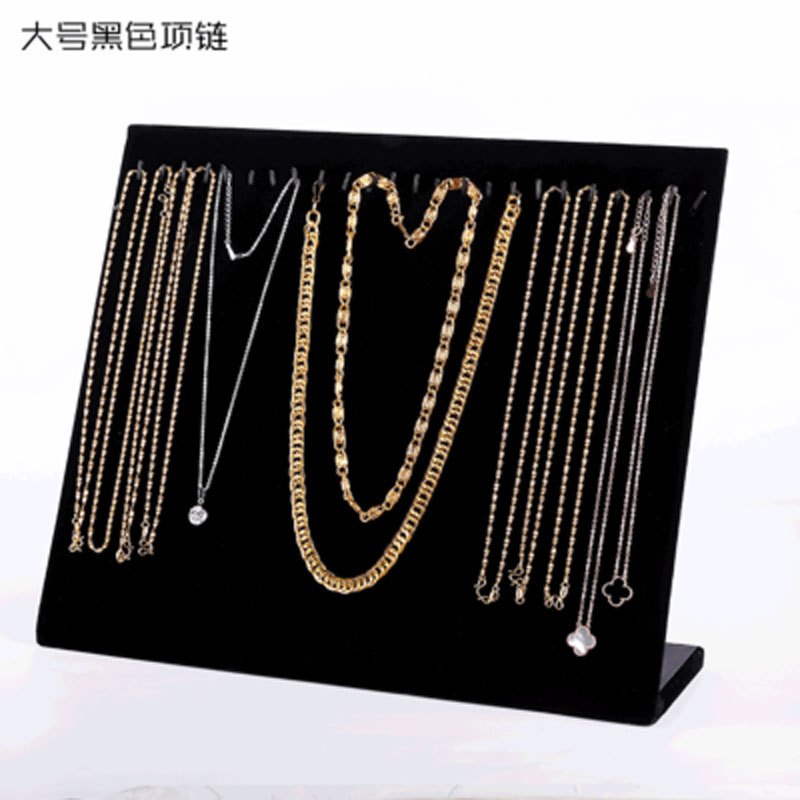 家用创意立式牌耳钉耳环架针式耳环展示板珠宝饰品展示道具绒布首饰架收纳层架收纳用品简约