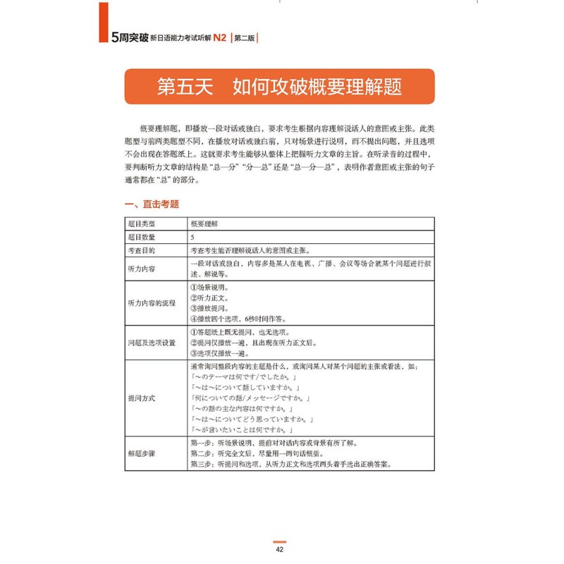 [正版]外研社5周突破新日语能力考试听解N2(第二版)