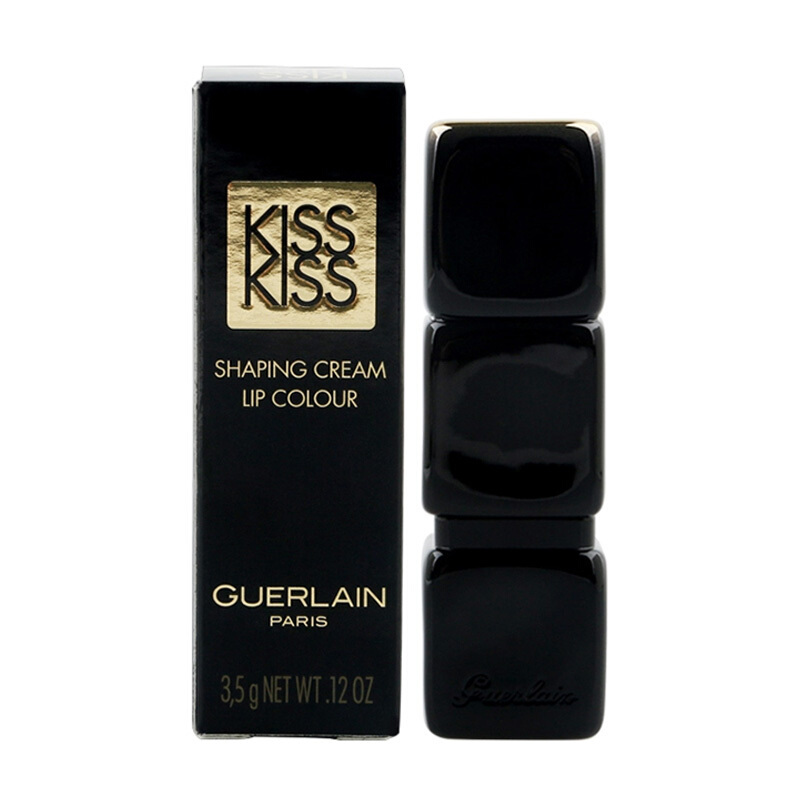 GUERLAIN 娇兰口红kiss亲亲诱惑唇彩唇蜜不易脱妆丰唇 3.5g 344#性感橘 法国进口