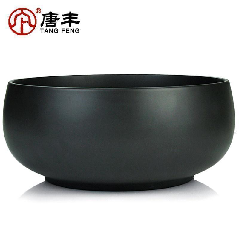 家柏饰(CORATED)紫砂黑泥大号茶洗大茶碗杯洗水洗茶杯茶盆功夫茶具茶道零配Z高清大图