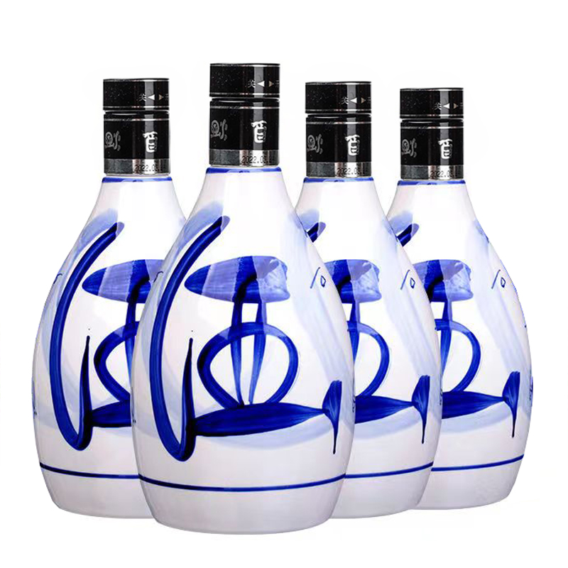 [4瓶装]青花瓷白酒清香型53度500ml