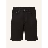 Levi's男士常规腰身修身牛仔短裤五口袋设计弹力舒适 34 37_Blacks