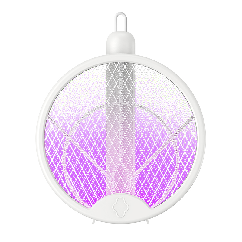 2024年新款电蚊拍充电式家用强力灭蚊灯打苍蝇拍驱蚊神器折叠蚊子高清大图