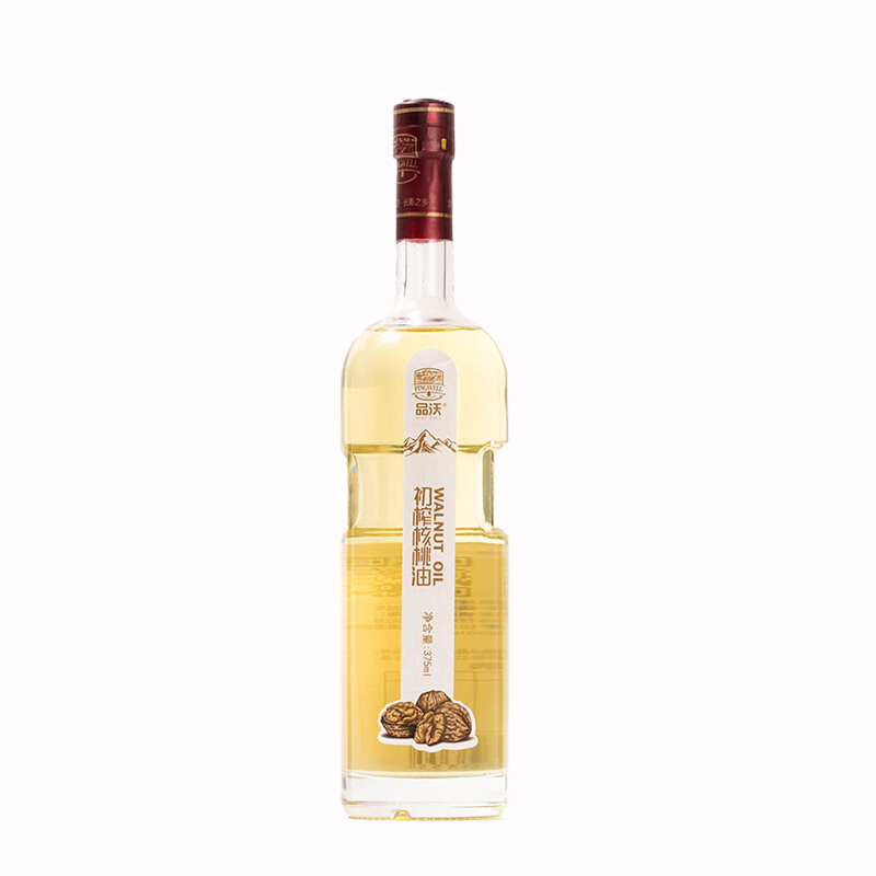 品沃益智健脑冷榨核桃油375ML*2组合装