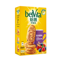 焙朗(BELVITA) 早餐饼干 零食 混合莓果味150g