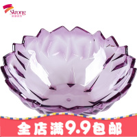 大号水晶水果盘糖果盘现代客厅家用创意干果盘坚果盘瓜果盘瓜子盘
