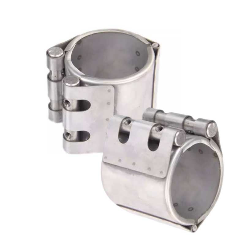 美瑞欧 不锈钢 直通快接 DN80*107MM长*管外径89MM (可以用于PVC90mm管)(单位:个)高清大图