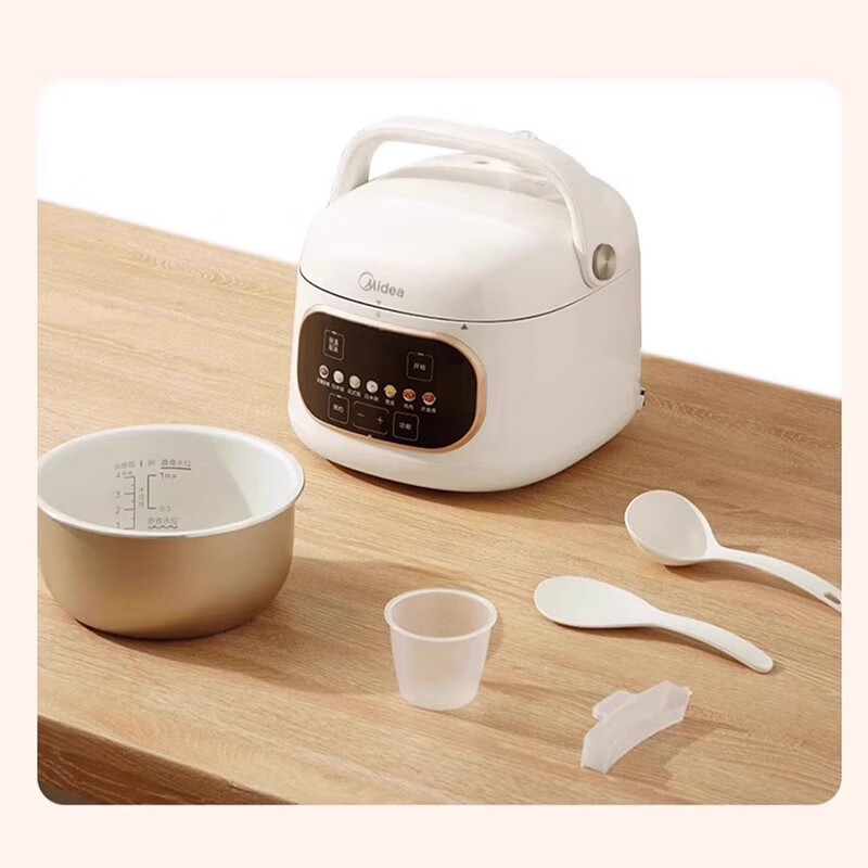 美的(Midea)电压力锅压力锅1.8L家用智能电饭锅煲汤杂粮饭宝宝粥高压锅电饭煲MY-MY-E220(1-3人)高清大图