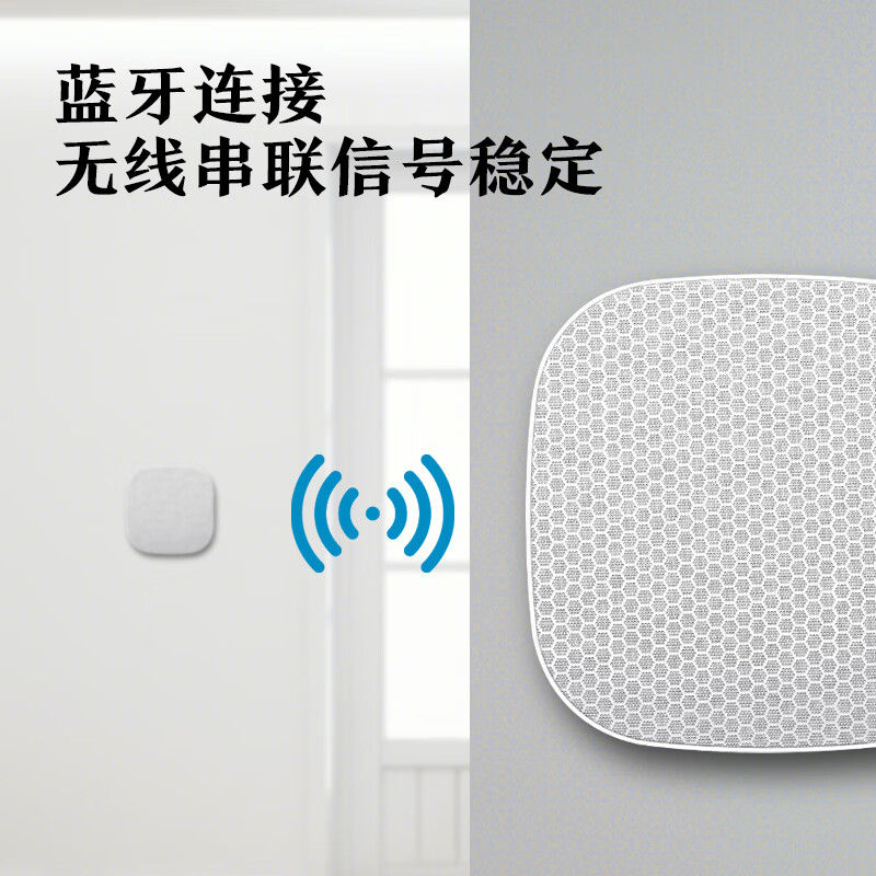 纽曼蓝牙音箱吸顶喇叭S1无线版 副机 无线吸顶音响立体声吊顶天花板公共广播喇叭音箱卧室客厅餐厅店面商用高清大图