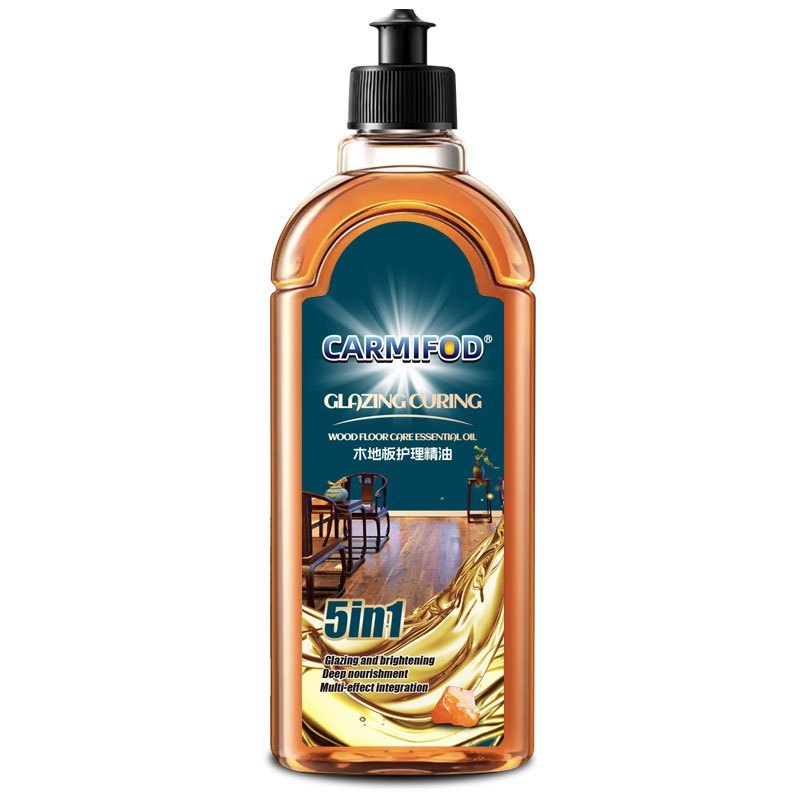 2瓶 CARMIFOD 地板清洁剂500ml拖地神器一拖净地板护理精油家用地板强力去污清香型地板护理清洁片高清大图