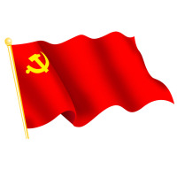 SCP 2号党旗 SCP-50026 240*160cm春亚纺2号旗帜(单位:件)