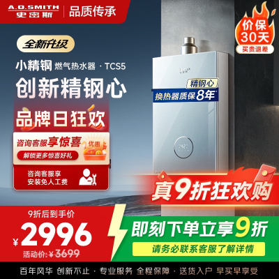 史密斯佳尼特燃气热水器JSQ31-TCS5