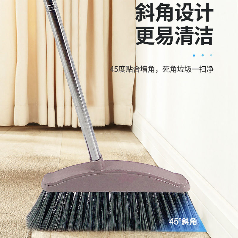 扫把套装扫帚簸箕组合家用酒店物业扫地笤帚不粘头发网红扫地神器软毛捎把高清大图