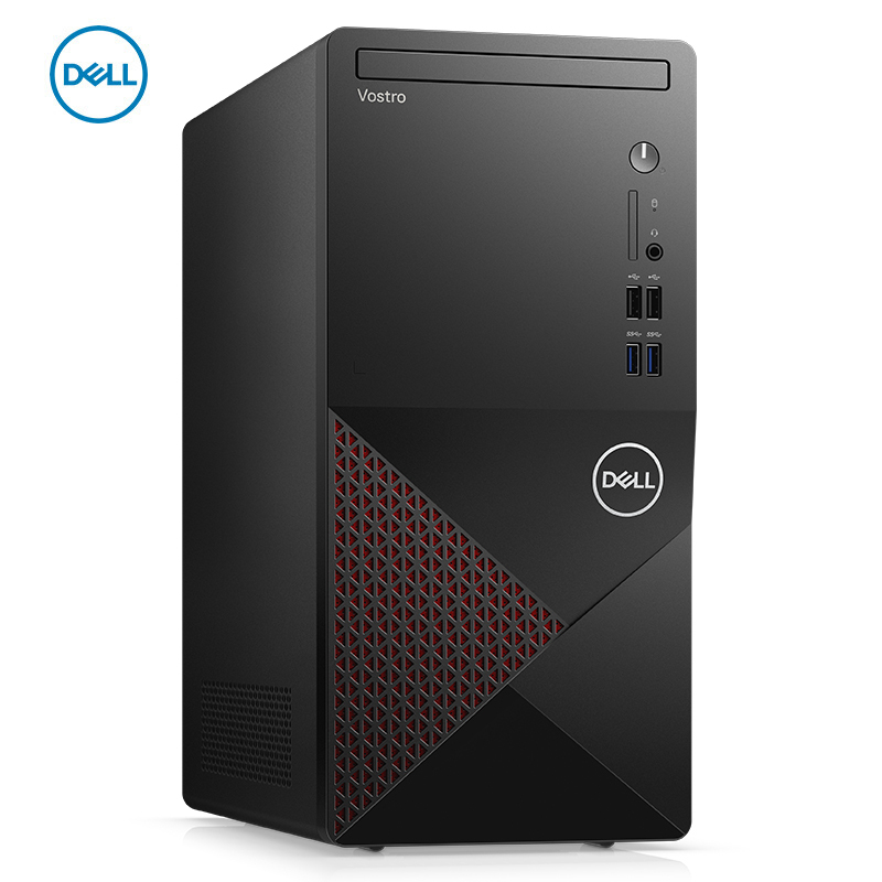 戴尔(DELL) Vos成就3890十代酷睿 i5-10400 商用办公高性能台式电脑游戏设计主机i5-10400 8G内存 256G固态 2G独显 定制