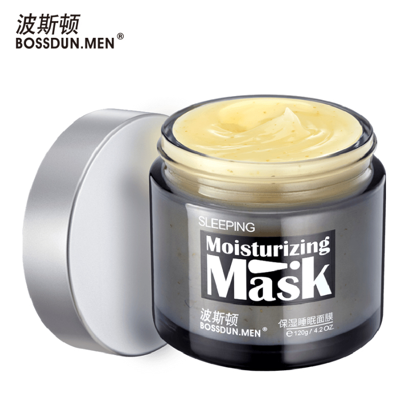 波斯顿男士睡眠面膜免洗补水夜用收缩毛孔秋冬季保湿熬夜面膜专用