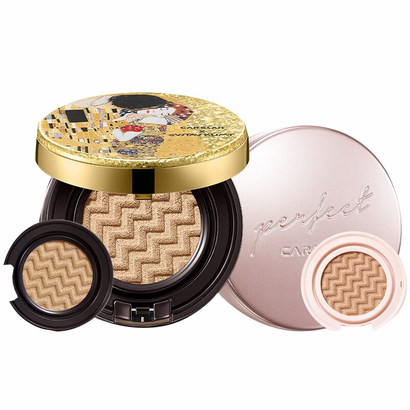 卡姿兰气垫cc霜遮瑕保湿控油水润持久不易脱妆提亮肤色裸妆打底bb粉底液防晒款高清大图