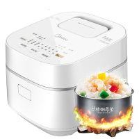 美的(Midea) MB-WHS30C96 电饭煲钢化玻璃面板 柴火饭 迷你小型家用智能可预约钢胆IH电磁加热 内胆不粘