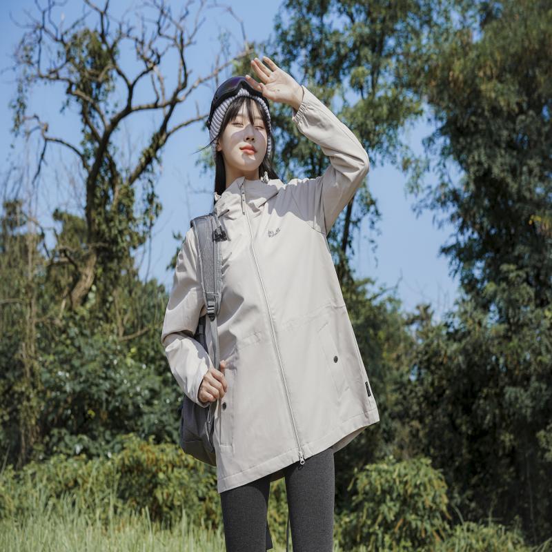 JackWolfskin狼爪舰店女装上衣2022冬季新款运动服户外徒步登山训练透气休闲夹克外套 5321141-6260