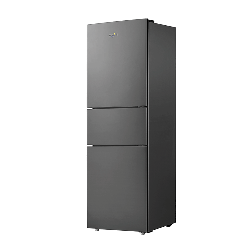 惠而浦(Whirlpool)221L升大容量家用电冰箱宽幅变温风冷无霜三门节能变频纤薄静音BCD-221WTBWT高清大图
