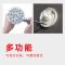 磁性浴帘套装免打孔浴室弧形浴帘杆卫生间挡水条隔断帘加厚防水布|夏日粽叶 B款+帘宽200*高200+挂钩