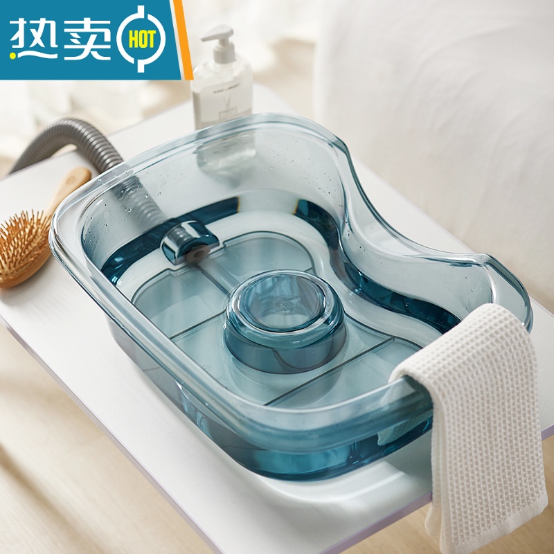 敬平洗头盆平躺家用卧床病人老人床上洗发孕妇月子免弯腰护理洗头器高清大图