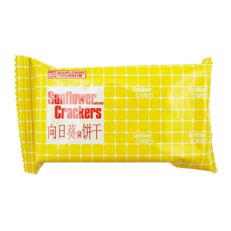 向日葵(SUNFLOWER) 800g柠檬味苏打夹心饼干