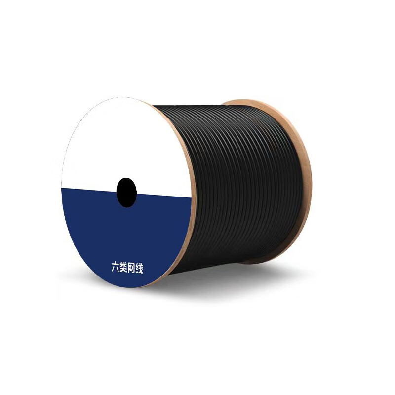 淘行者 TXZ-77E 六类单层屏蔽 网络线 305.00 米/箱 网线/电话线(计价单位:箱)黑色高清大图