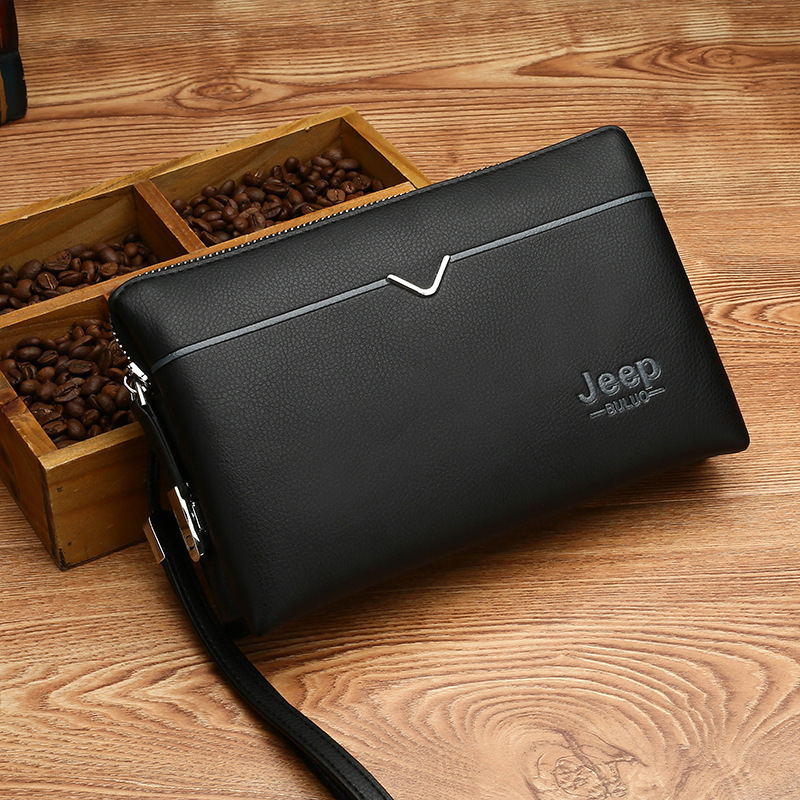 斯妮们欧美时尚新款男包休闲时尚男士手拿包软皮大容量手抓包手机包