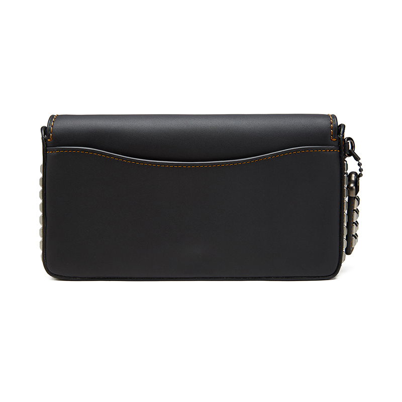 COACH/蔻驰女士牛皮锥形眼装饰DINKY手袋46812 V5BLK黑色