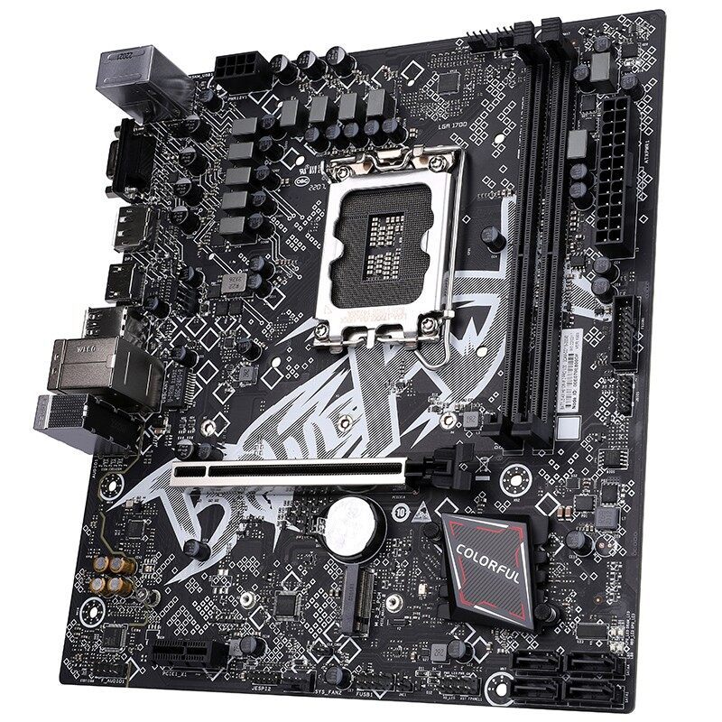 七彩虹战斧H610M-M.2 PRO V20+12代英特尔7400CPU 主板套装