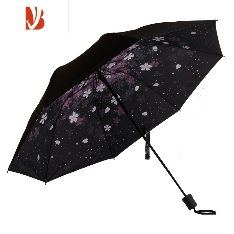 敬平太阳伞防晒雨伞折叠雨伞女小巧ins遮阳伞晴雨两用耐用