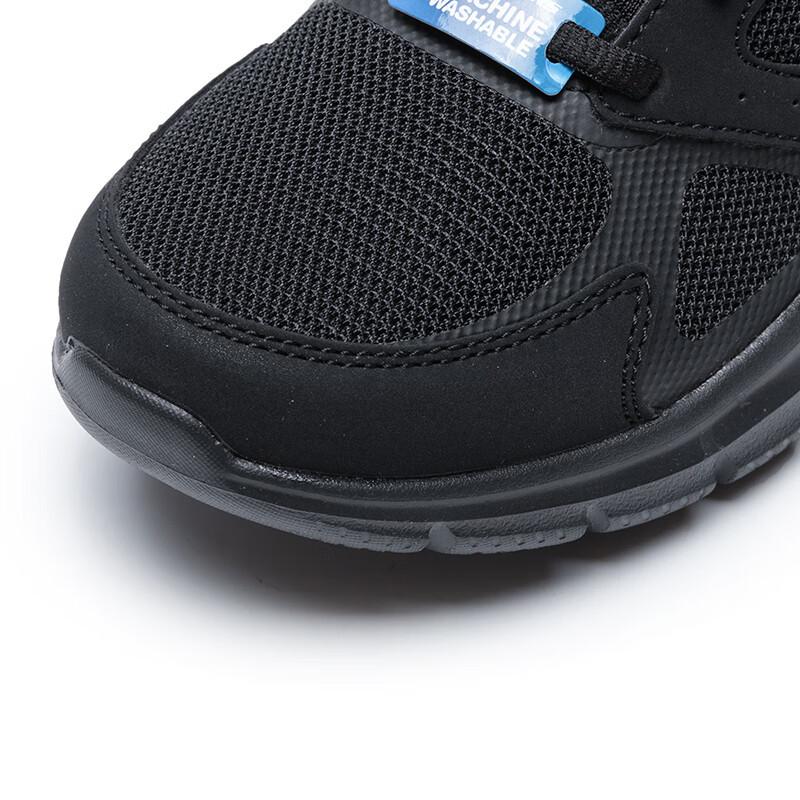 斯凯奇(Skechers)女鞋 2023秋季新款运动鞋轻便透气慢跑鞋舒适时尚耐磨休闲鞋 150140-BBK 35