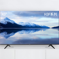 海信43H3F 43英寸 高清平板 1+8GB大内存 悬浮全面屏工艺电视含壁挂安装