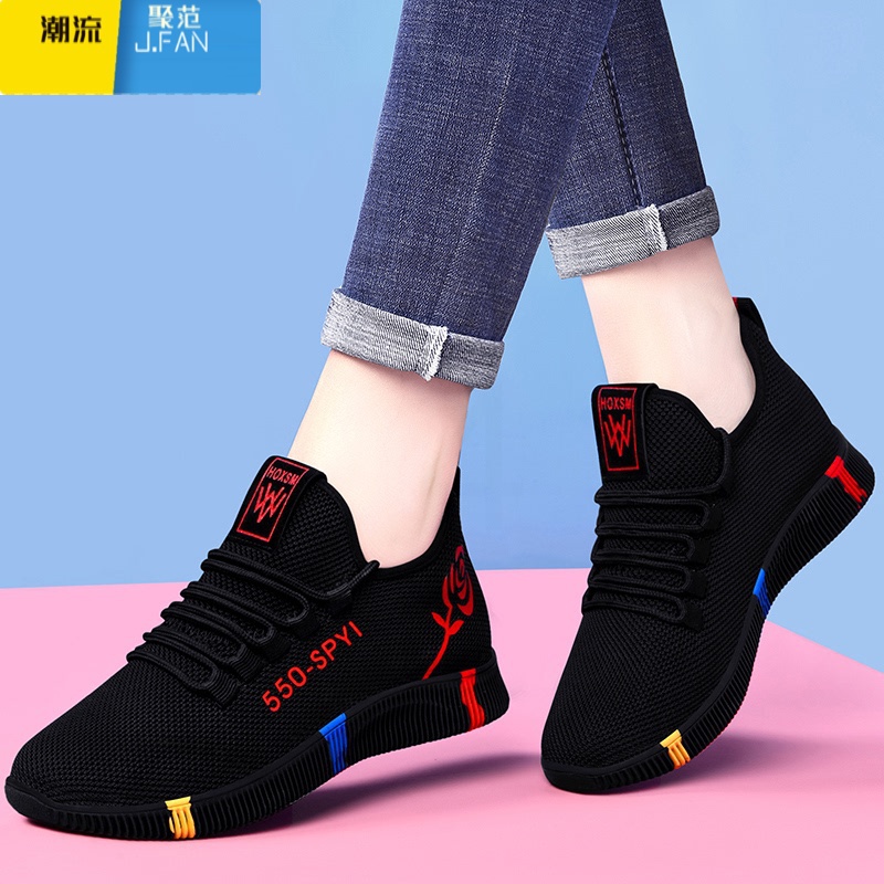 聚范老北京布鞋女健步鞋软底防滑运动鞋透气时尚休闲单鞋加绒棉鞋高清大图