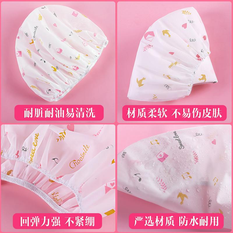 浴帽防水成人女款淋浴洗澡帽儿童可爱沐浴帽女头套洗头帽 三维工匠 防护浴帽高清大图