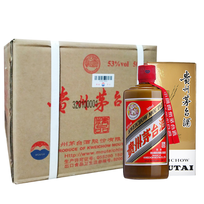 苏糖 贵州茅台酒 飞天茅台 精品 53度500mL*6瓶 白酒整箱