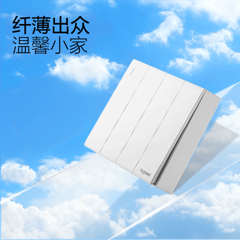 罗格朗 四位双控开关 明装 MP/34/2/3D 个高清大图