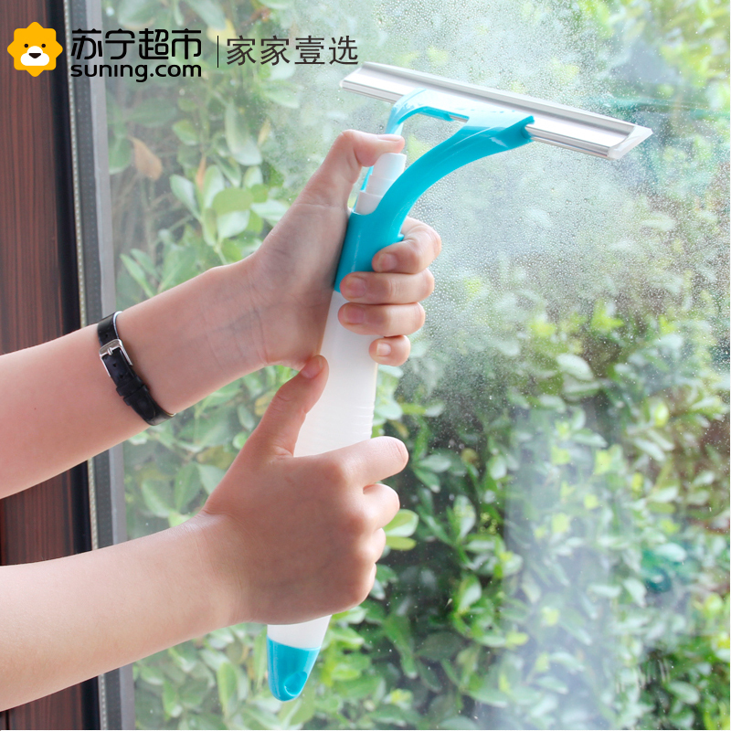 家家壹选 玻璃刮水器擦玻璃家用玻璃刮擦窗器窗户清洁工具搽洗窗喷水刮 玻璃刮2个装 颜色随机