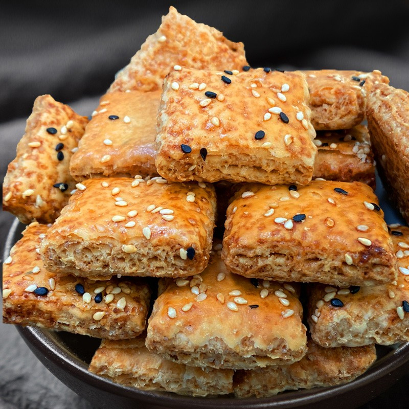 刻凡山药南瓜酥千层酥饼干糕点办公室下午茶零食小吃休闲食品350g*2盒